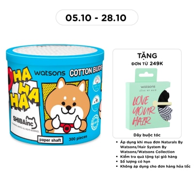 WATSONS Cotton Buds Shibainc Comics 300pcs image
