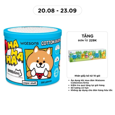 WATSONS - Cotton Buds Shibainc Comics 300pcs image