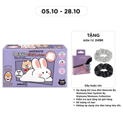 WATSONS Bông Tẩy Trang Watsons Cotton Pads Shibainc Comics 100pcs image