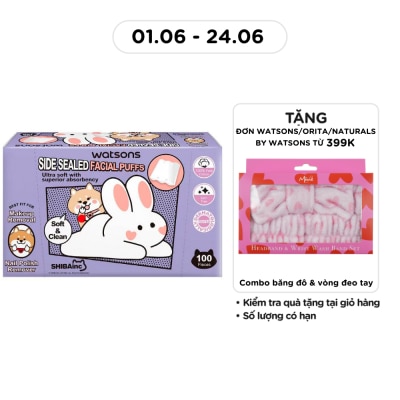 WATSONS - Bông Tẩy Trang Watsons Cotton Pads Shibainc Comics 100pcs
