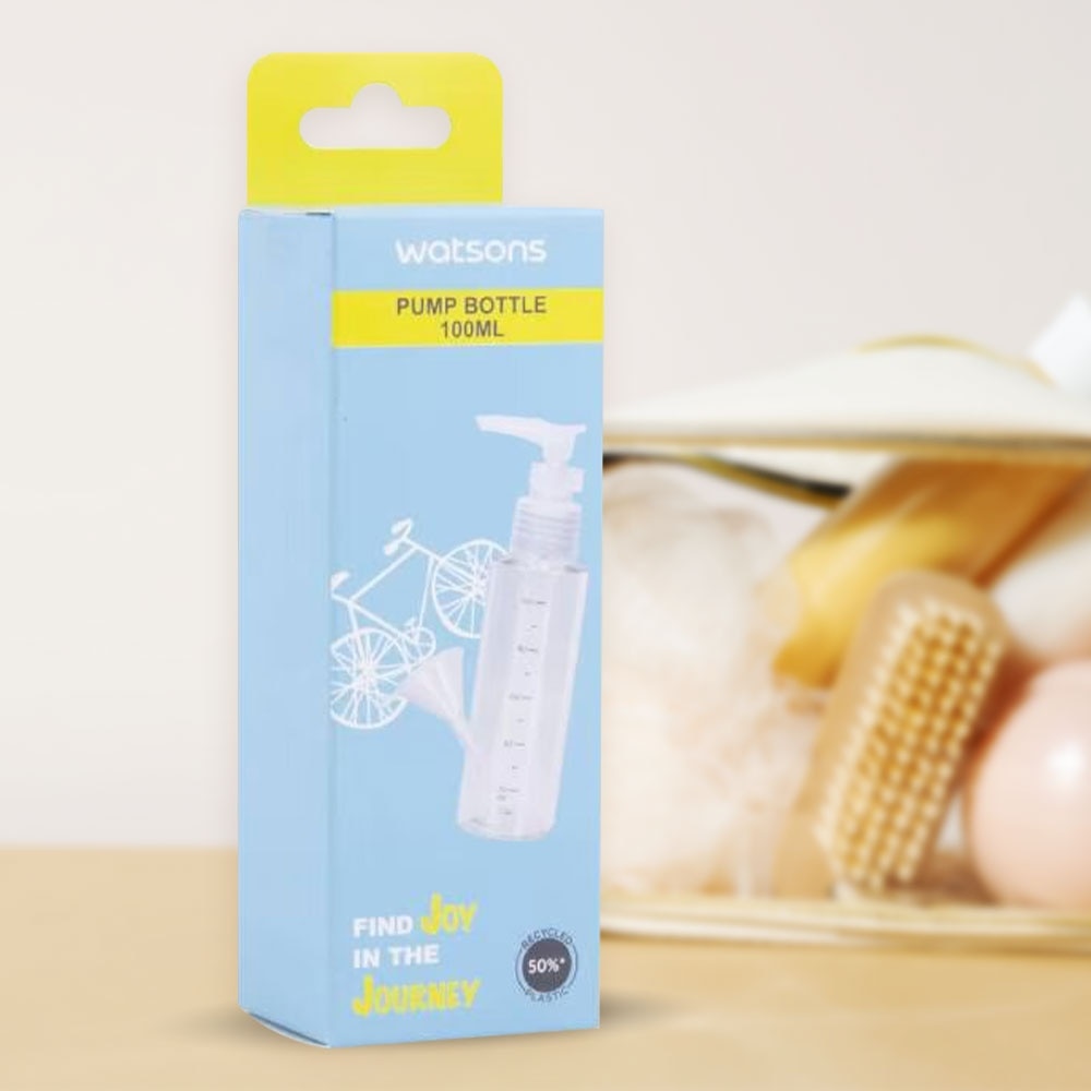 Chai Rỗng Pump Watsons Đựng Mỹ Phẩm 100ml