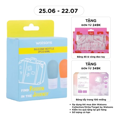 WATSONS - Silicone Bottle Liquid Divider 60ml x 2pcs
