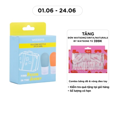 WATSONS - Silicone Bottle Liquid Divider 60ml x 2pcs