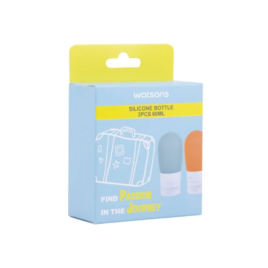 Bộ 2 Chai Rỗng Silicone Watsons 60ml 2pcs