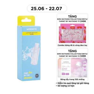 WATSONS - Chai Rỗng Đựng Mỹ Phẩm Watsons 100ml