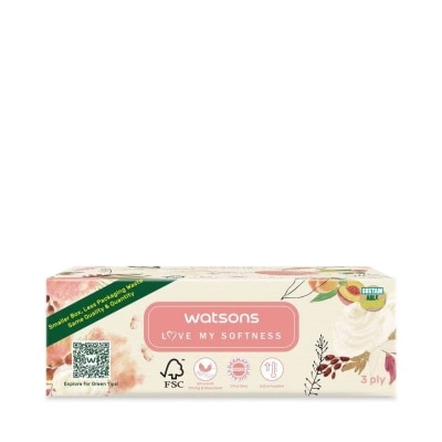 WATSONS Khăn Giấy Hộp Watsons Facial Tissue Box (X-Flower 2)