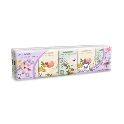 WATSONS Hankies (X-Flower 2) 10pcs