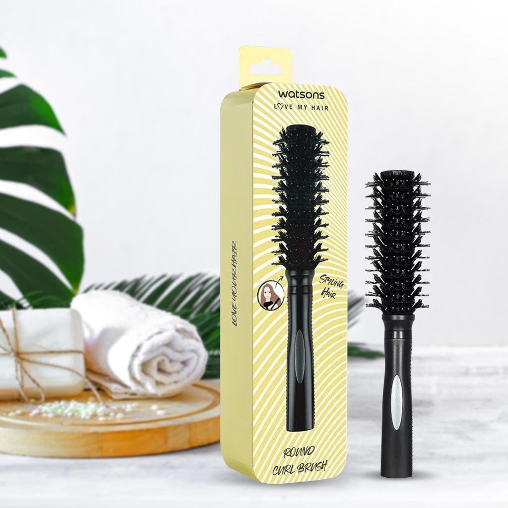 Lược Tròn Tạo Kiểu Tóc Watsons Round Curl Brush 1pcs