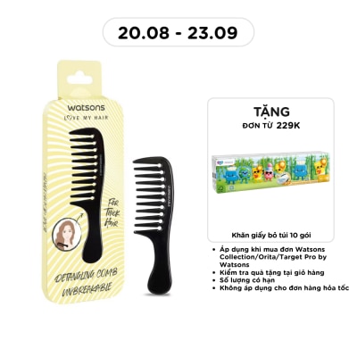 WATSONS - Lược Gỡ Rối Răng Thưa Watsons Detangling Comb 1pcs image