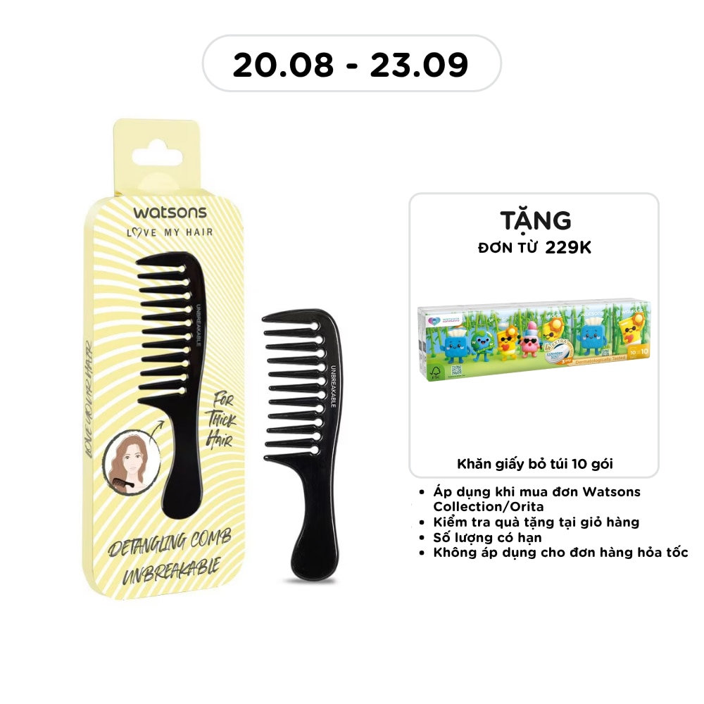 Watsons Detangling Comb 1pcs image
