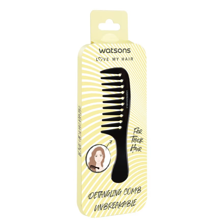 Lược Gỡ Rối Răng Thưa Watsons Detangling Comb 1pcs