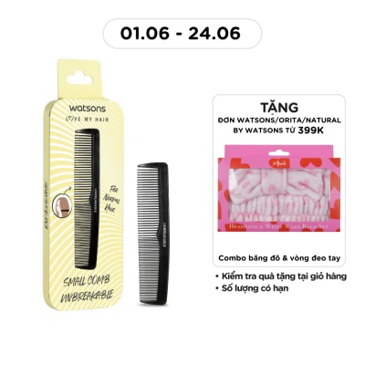 WATSONS - Lược Nhỏ Watsons Small Comb Unbreakable 1pcs