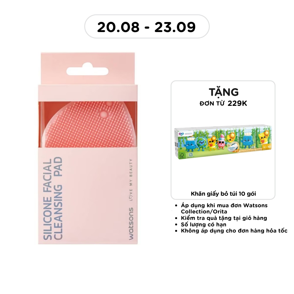Miếng Rửa Mặt Watsons Silicone Làm Sạch Sâu image