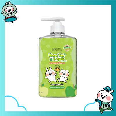 WATSONS Love My Skin Green Tea Apple Scented Gel Hand Wash 500ml (Usagyuuun)