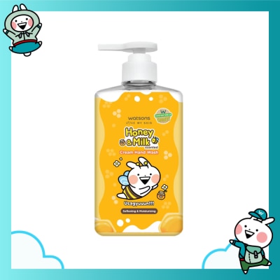 WATSONS Love My Skin Honey Milk Scented Cream Hand Wash 500ml (Usagyuuun)