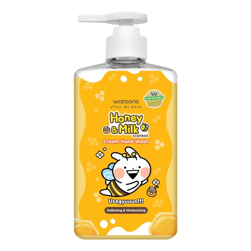 Gel Rửa Tay Watsons Hương Mật Ong & Sữa 500ml (Usagyuuun)