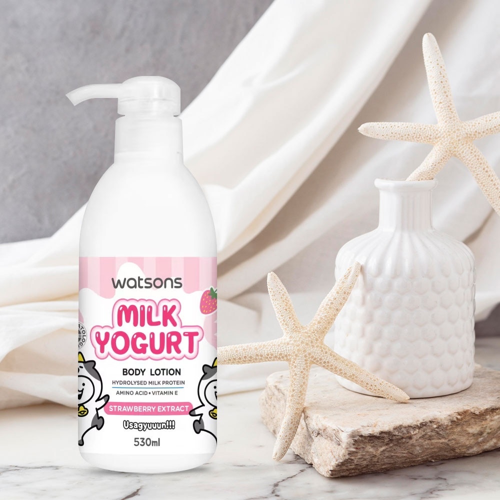 Milk Yogurt Body Lotion Strawberry Extract 530ml (Usagyuuun)