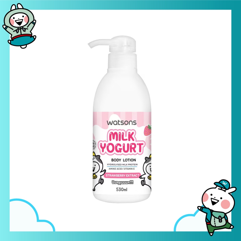 Milk Yogurt Body Lotion Strawberry Extract 530ml (Usagyuuun)