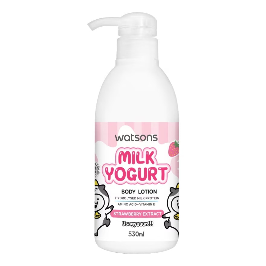 Milk Yogurt Body Lotion Strawberry Extract 530ml (Usagyuuun)