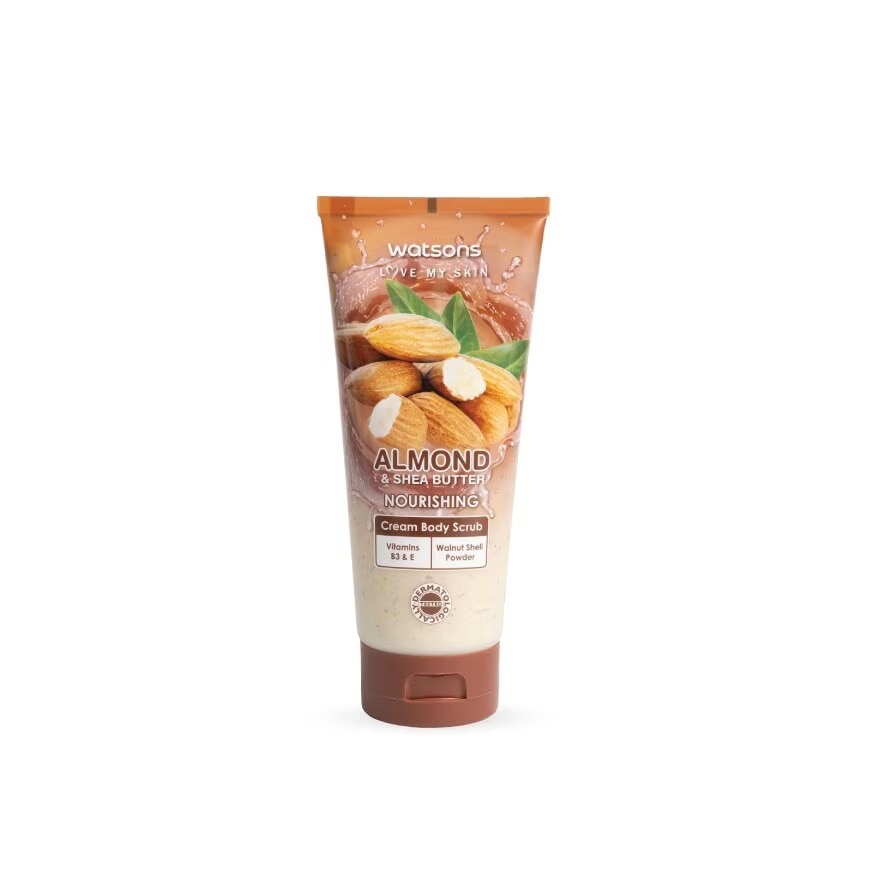 Almond Shea Butter Cream Body Scrub 200g