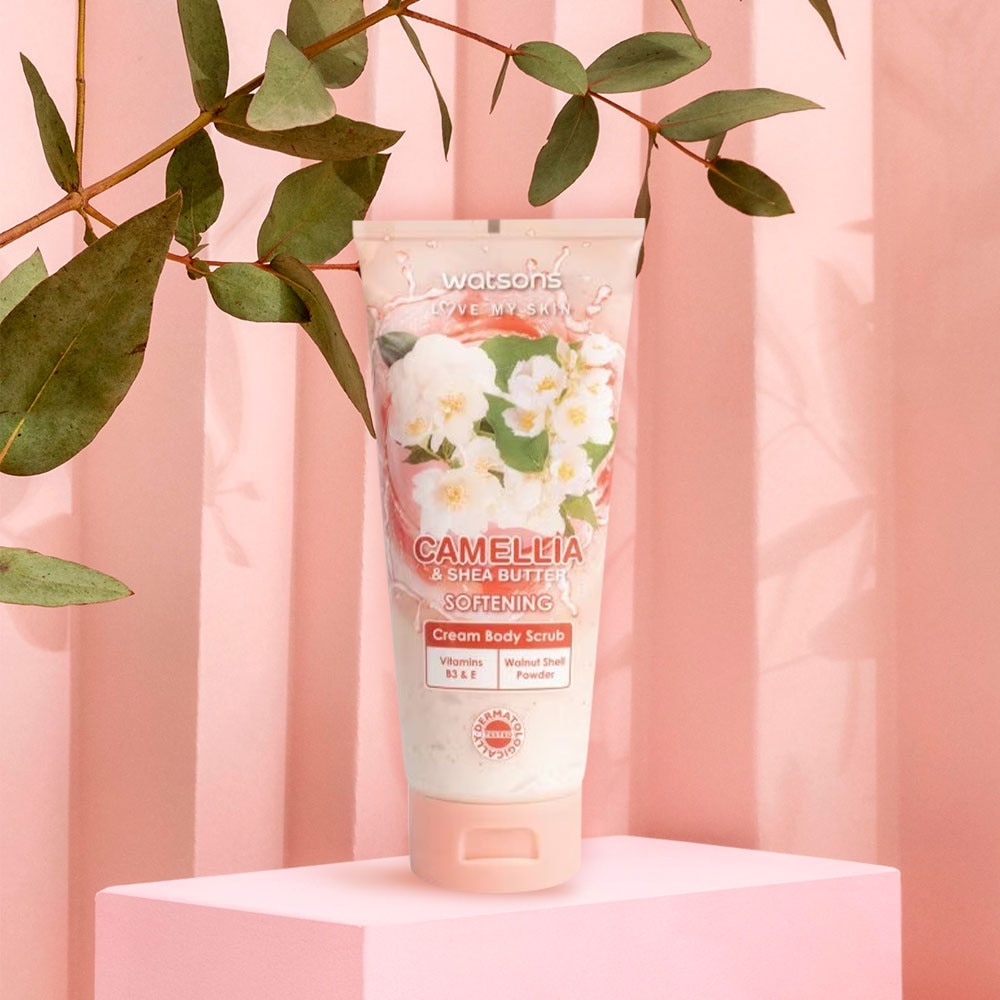 Camellia Shea Butter Cream Body Scrub 200g