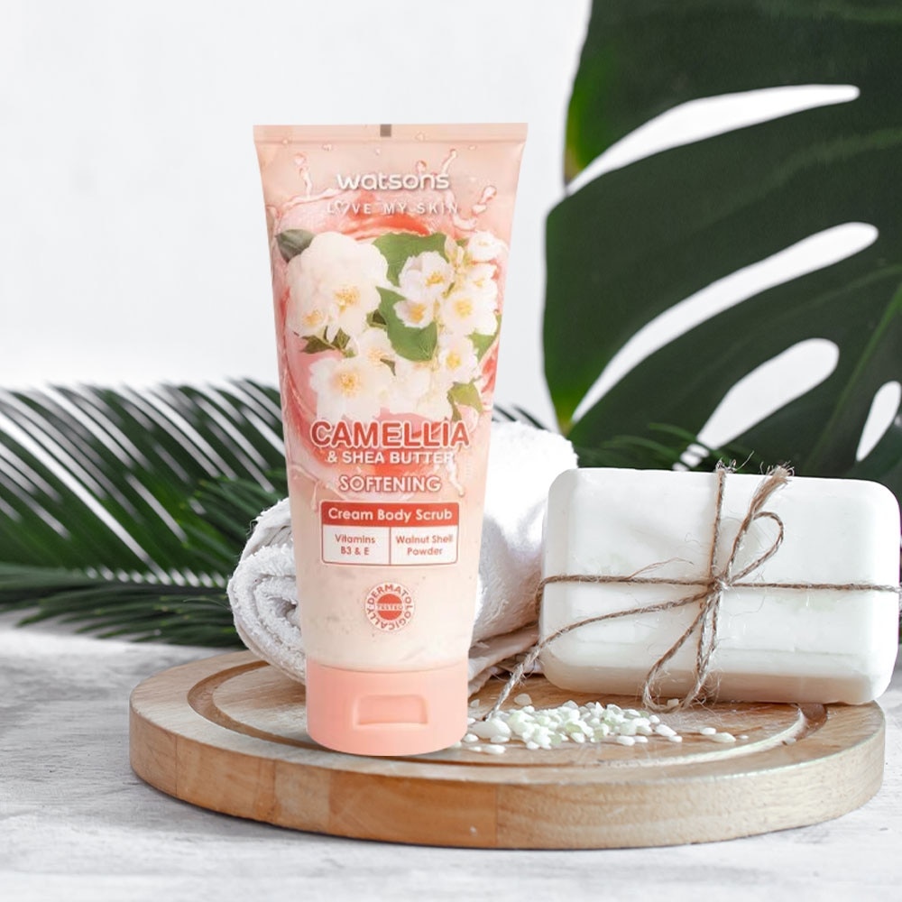 Camellia Shea Butter Cream Body Scrub 200g