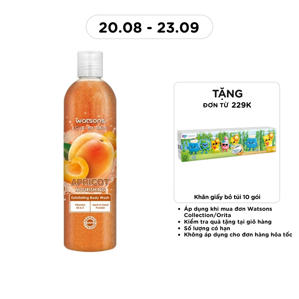 Apricot Exfoliating Body Wash 410g