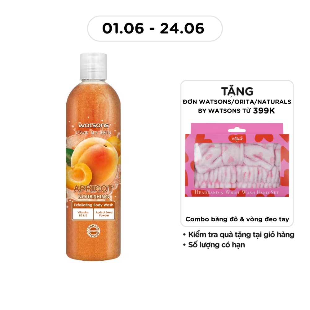 Apricot Exfoliating Body Wash 410g