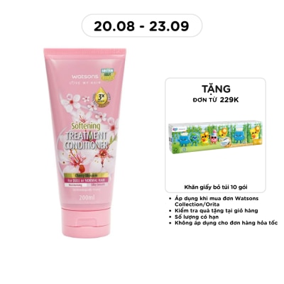 WATSONS - Treatment Conditioner Cherry Blossom for Dull or Normal Hair 200ml image