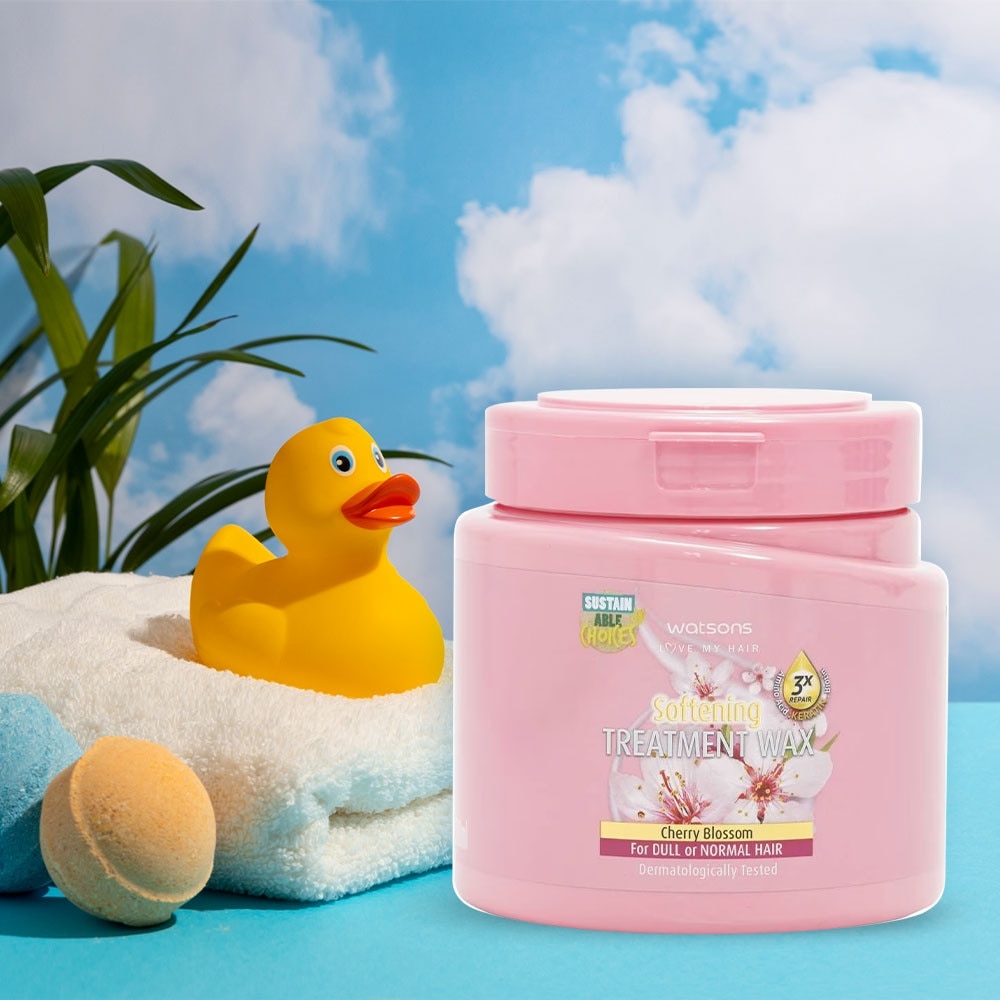 Treatment Wax Cherry Blossom for Dull or Normal Hair 500ml