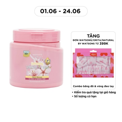 WATSONS - Treatment Wax Cherry Blossom for Dull or Normal Hair 500ml