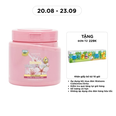 WATSONS - Treatment Wax Cherry Blossom for Dull or Normal Hair 500ml image