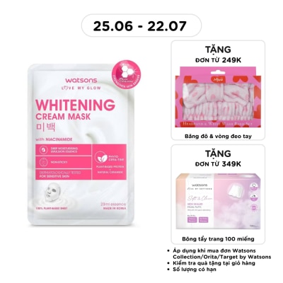 WATSONS - Mặt Nạ Watsons Dưỡng Trắng 1 Miếng