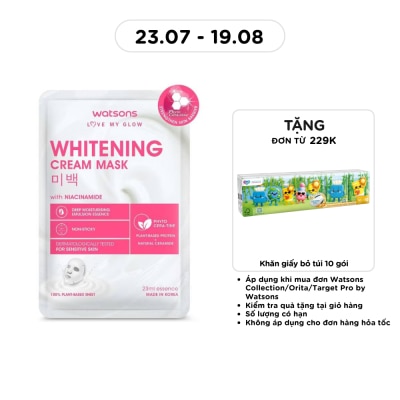 WATSONS - Mặt Nạ Watsons Dưỡng Trắng 1 Miếng image