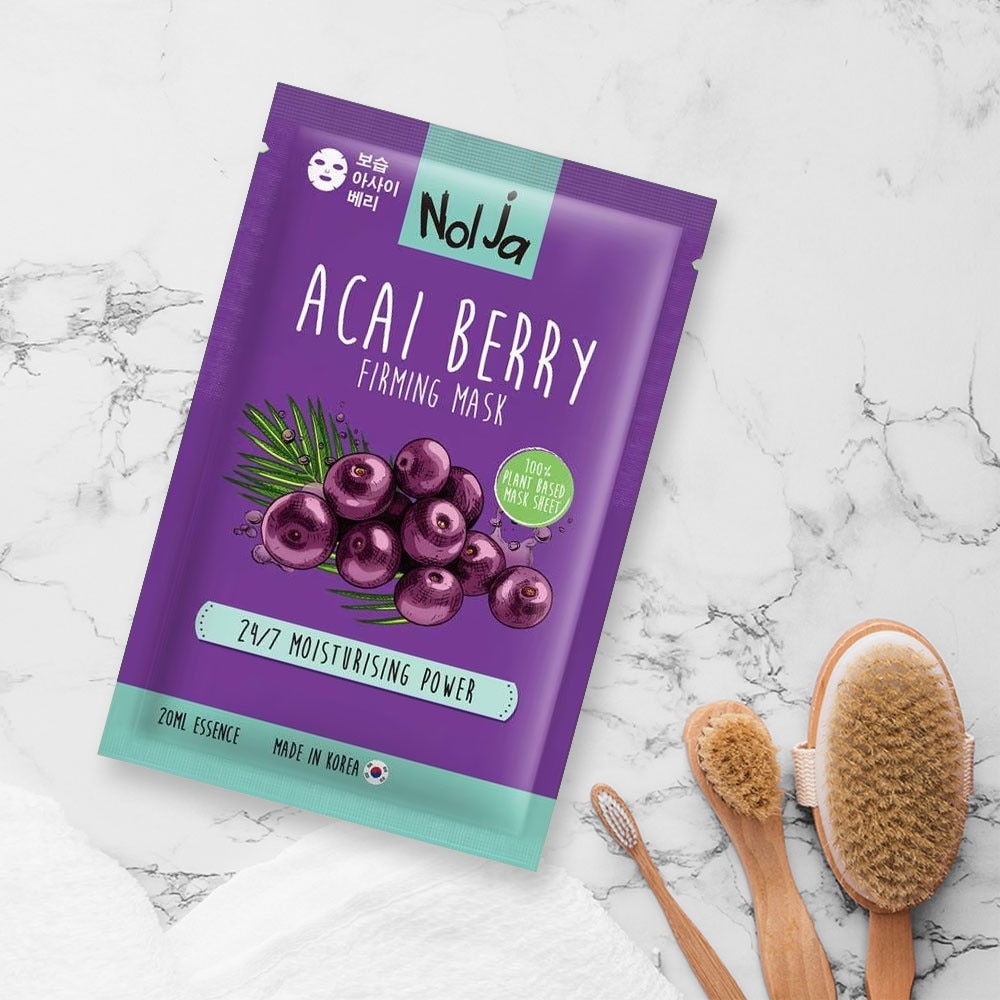 Mặt Nạ Nolja Acai Berry Dưỡng Săn Chắc Da 1 Miếng