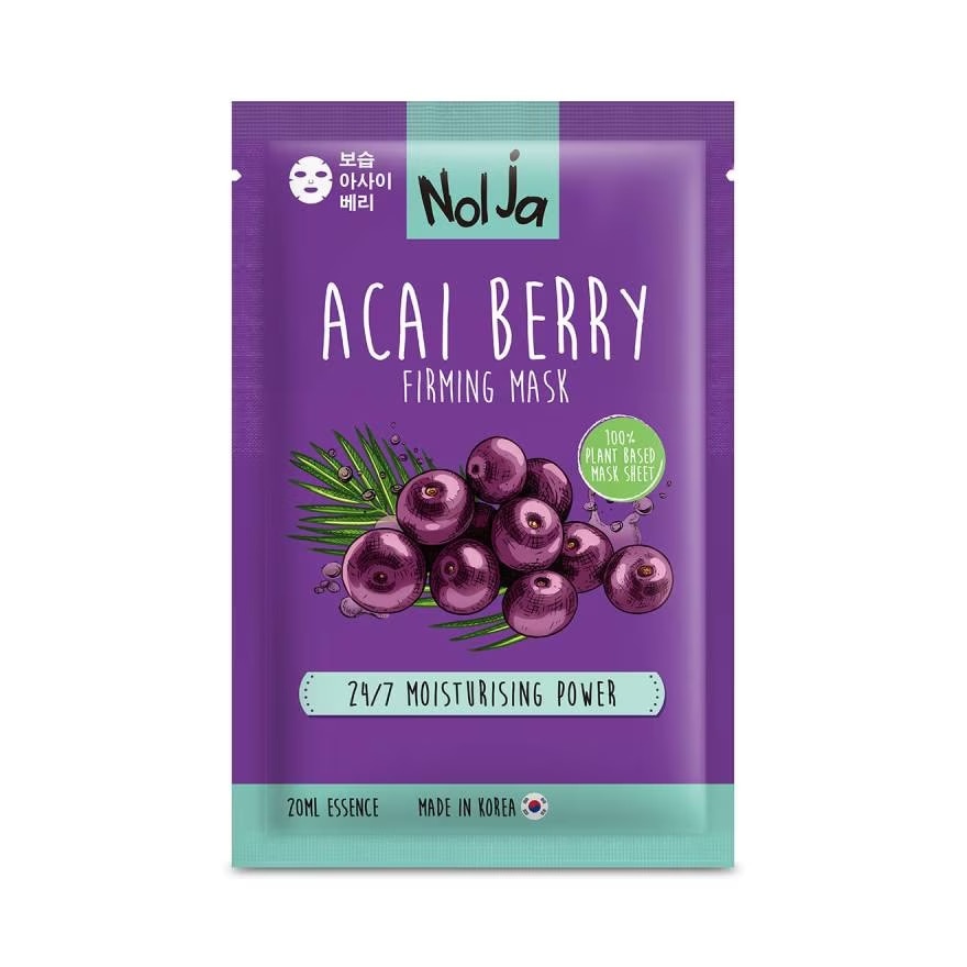 Mặt Nạ Nolja Acai Berry Dưỡng Săn Chắc Da 1 Miếng