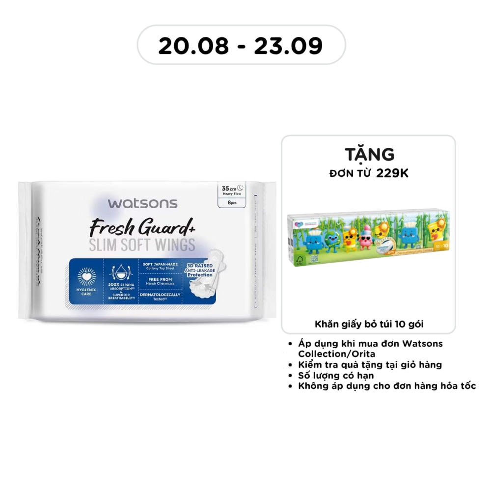 Fresh Guard+ Slim Soft Wings 35cm 8pcs image