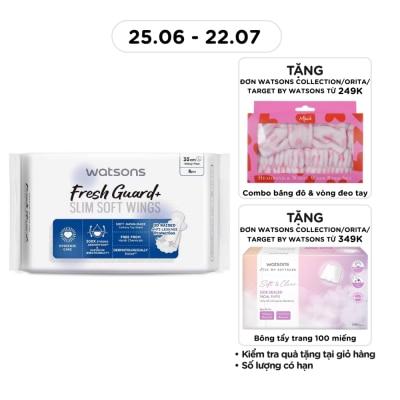 WATSONS - Fresh Guard+ Slim Soft Wings 35cm 8pcs