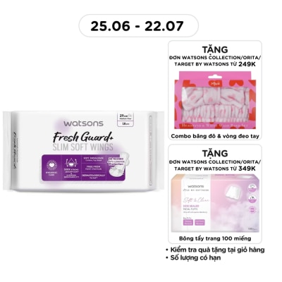 WATSONS - Fresh Guard+ Slim Soft Wings 29cm 18pcs