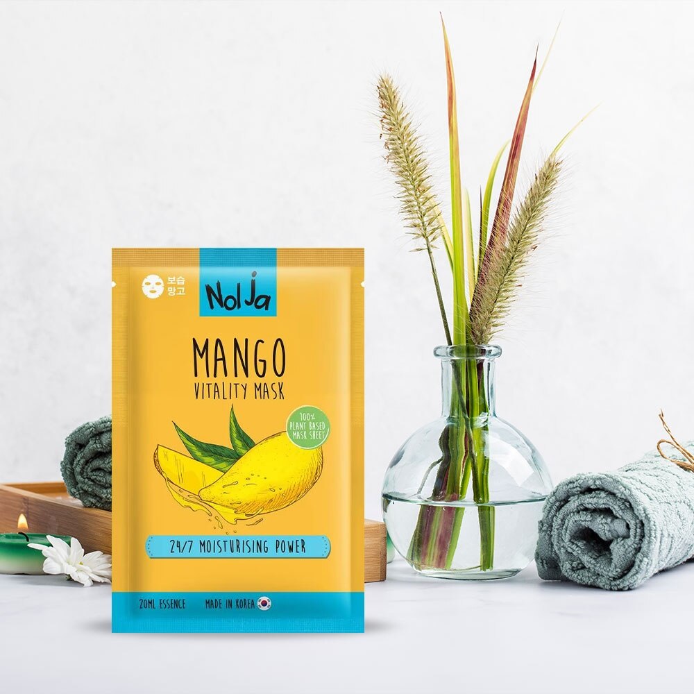 Mặt Nạ Nolja Xoài Tăng Cường Dưỡng Ẩm Da 1 Miếng
