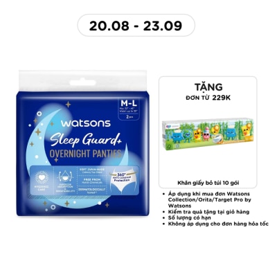 WATSONS - Băng Vệ Sinh Dạng Quần Watsons Chống Tràn Size M-L 2pcs image