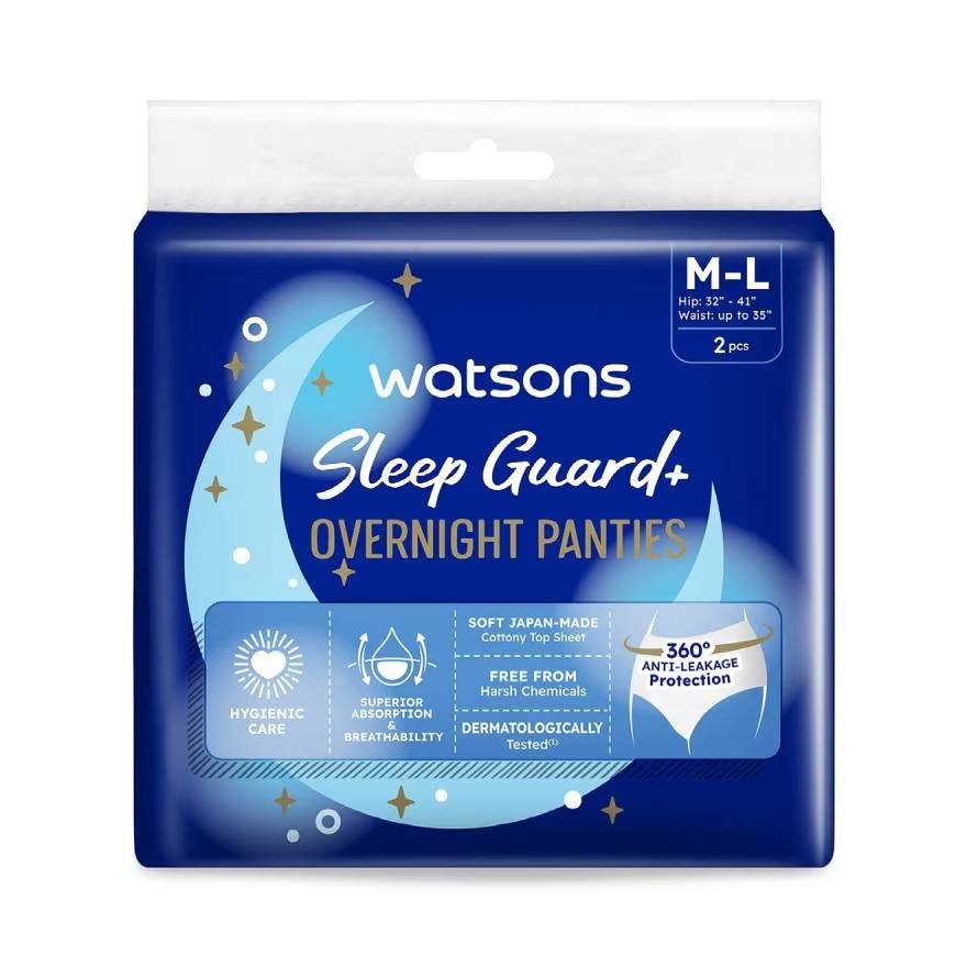 Sleep Guard+ Overnight Panties Size M L 2s image