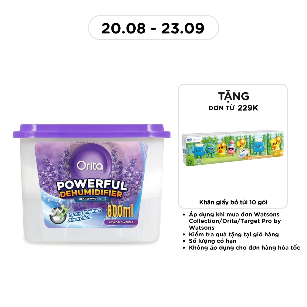Hộp Hút Ẩm Và Khử Mùi Orita Hương Lavender 800ml image