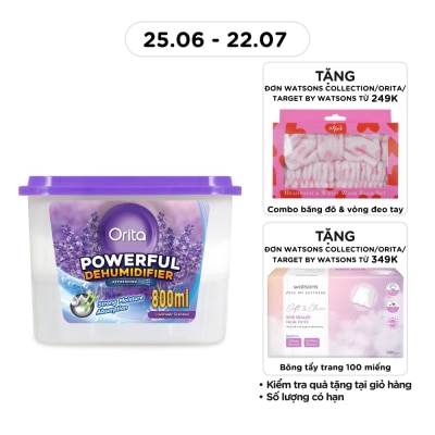 ORITA - Hộp Hút Ẩm Và Khử Mùi Orita Hương Lavender 800ml