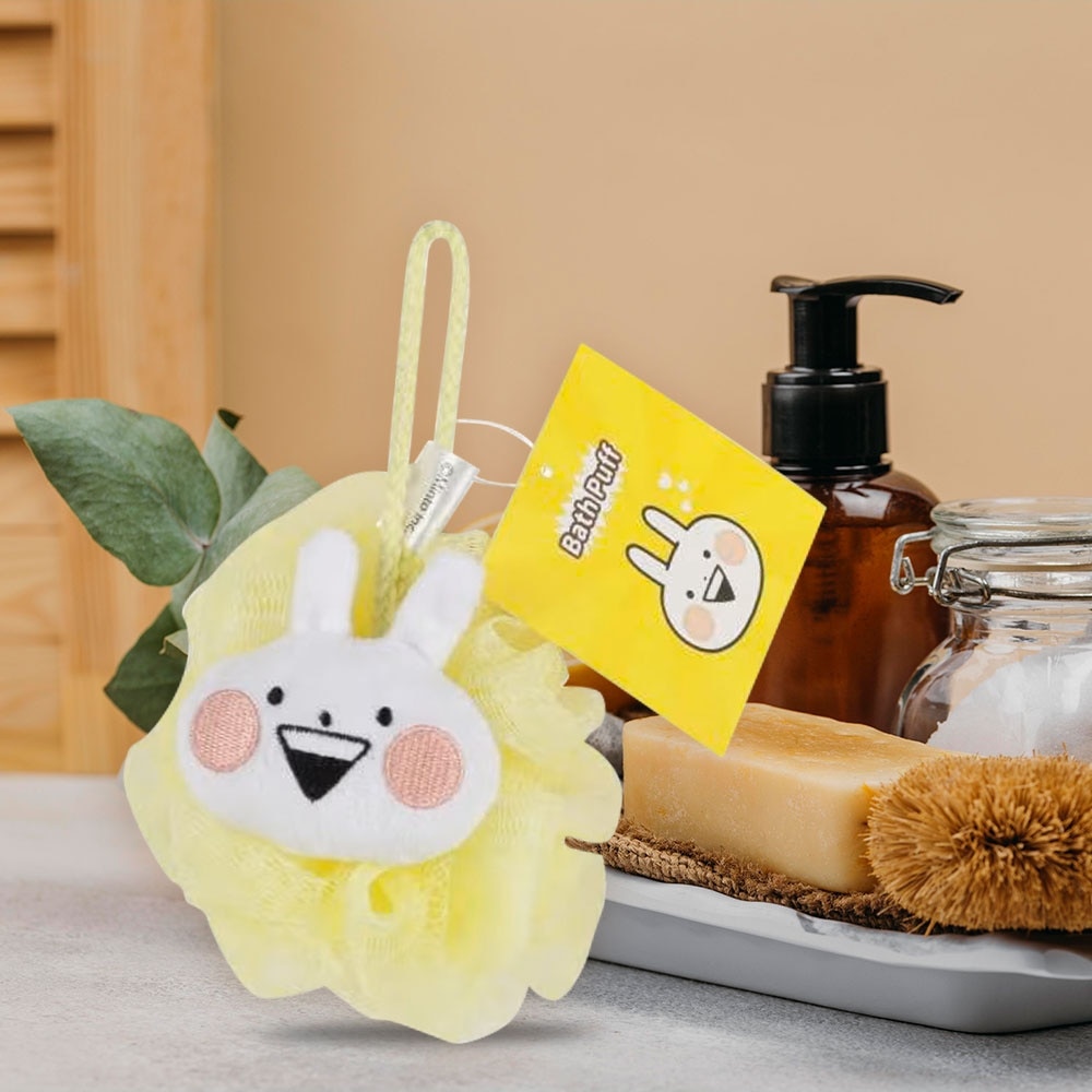 Bông Tắm Watsons Nylon Body Puff 1pcs (Usagyuuun) (Giao màu ngẫu nhiên)