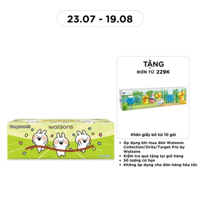 WATSONS - Khăn Giấy Hộp Watsons Facial Box Tissue 3ply x 100s (Usagyuuun) (Giao màu ngẫu nhiên) image