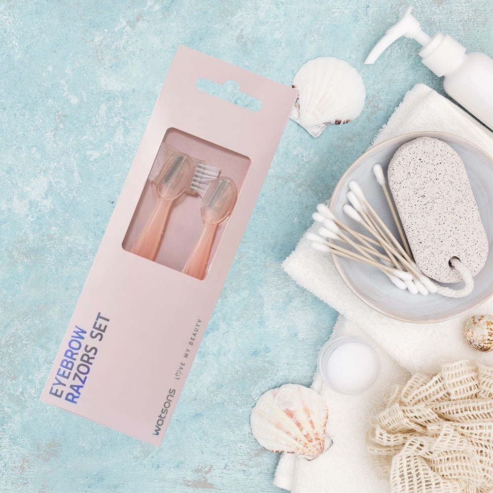 Combo Dao Cạo Lông Mày Watsons 2pcs