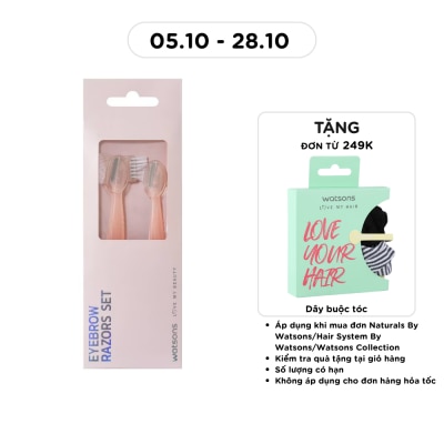 WATSONS Combo Dao Cạo Lông Mày Watsons 2pcs image