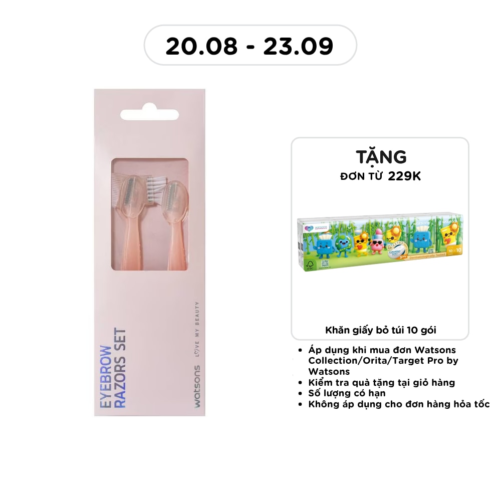 Combo Dao Cạo Lông Mày Watsons 2pcs image