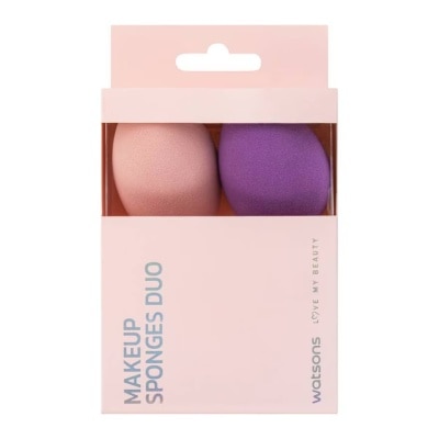 WATSONS Combo 2 Loại Mút Trang Điểm Mềm Mại Watsons 2pcs